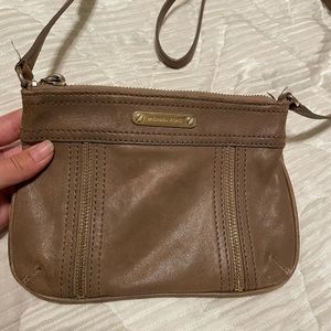 Michael Kors beige crossbody bag